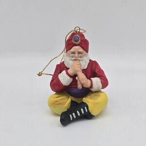 Vintage Danbury Mint Santa Around the World Christmas Tree Ornament-India EUC